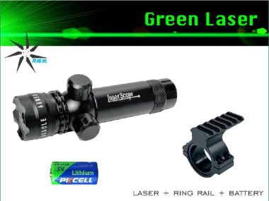 GREEN LASER WITH RAIL RING