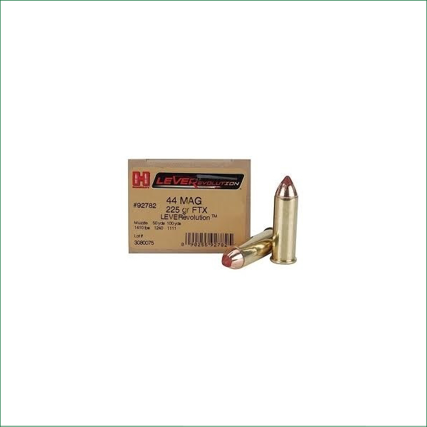 H92782 HORNADY 44 MAG 225 GR FTX