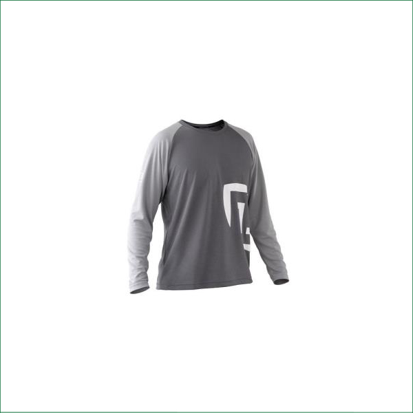 GSLSL 13 GREY SHIELD LONG SLEEVE LARGE