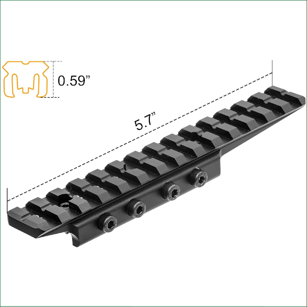 LEAPERS ADAPTOR DOVETAIL TO PIC RAIL LON