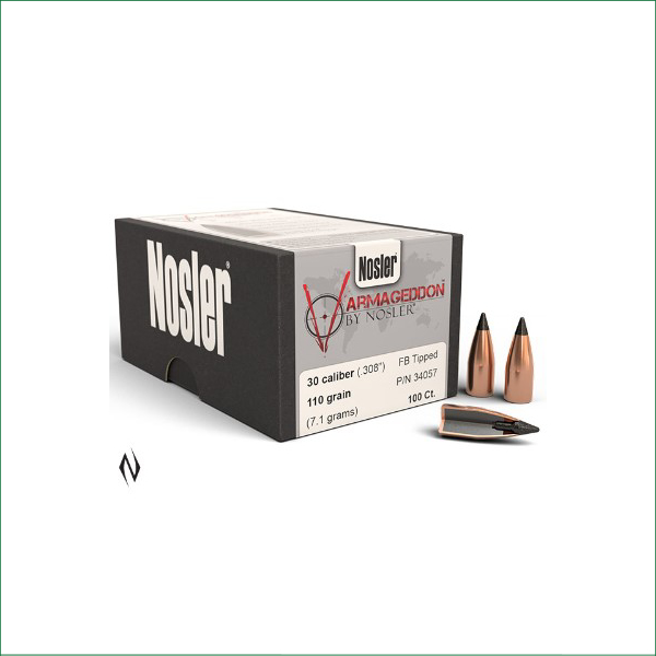 NV30110 NOSLER 308 110GR TIP VARMAGEDDON