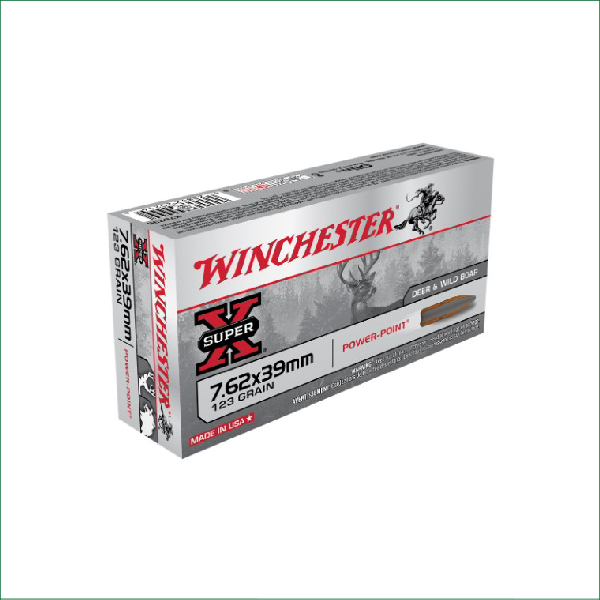 X76239 WINCHESTER SUPER X 7.62X39 123GR