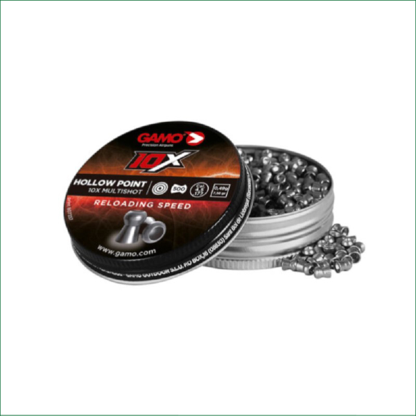 GAMO 10X HOLLOW POINT .22 PELLETS 250PK