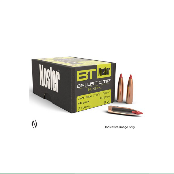 MB7MM160 NOSLER 7MM 160GR BTIP 50PK