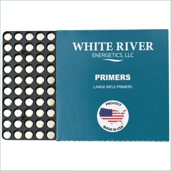 WHITE RIVER ENERGET LARGE RIFLE PRIMERS